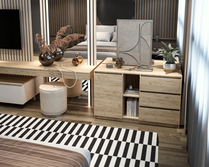 Comoda MP3 stejar k003 [4]