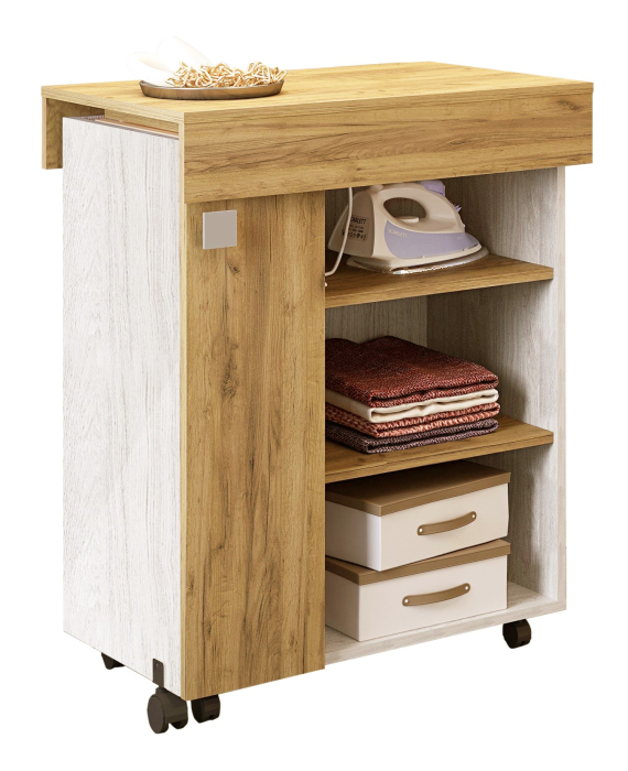 Comoda Multifunctionala Teo Craft Frasin 171/71x46x86 cm [5]