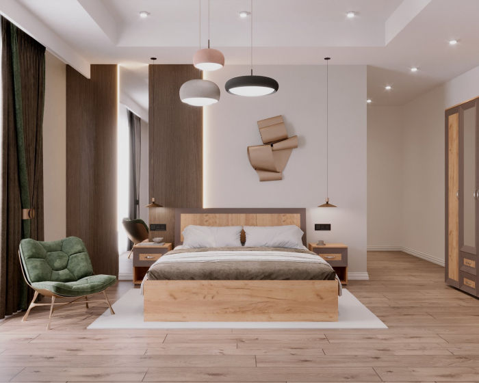 Dormitor Cezar, 120x53x204 cm, K003 [2]