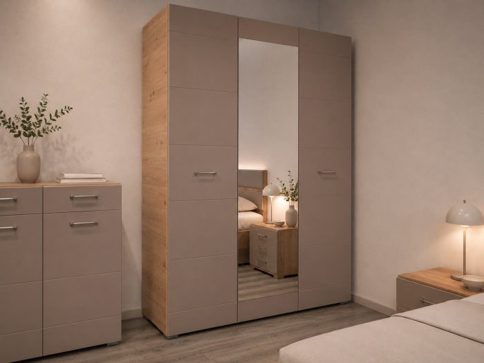 Dormitor Nensi Stejar Cappuccino [5]