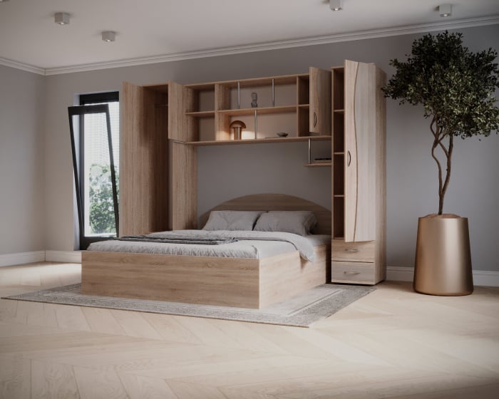 Dormitor Tineret, Sonoma+Truffe 227x51/205x200 cm [5]