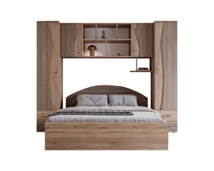 Dormitor Tineret, Sonoma+Truffe 227x51/205x200 cm [7]