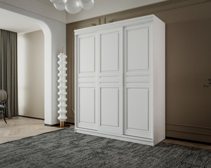 Dressing BD05 Alb 160x55x200 cm [2]