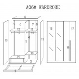 DRESSING MONTREAL MDF ALB 140x55x200 [2]