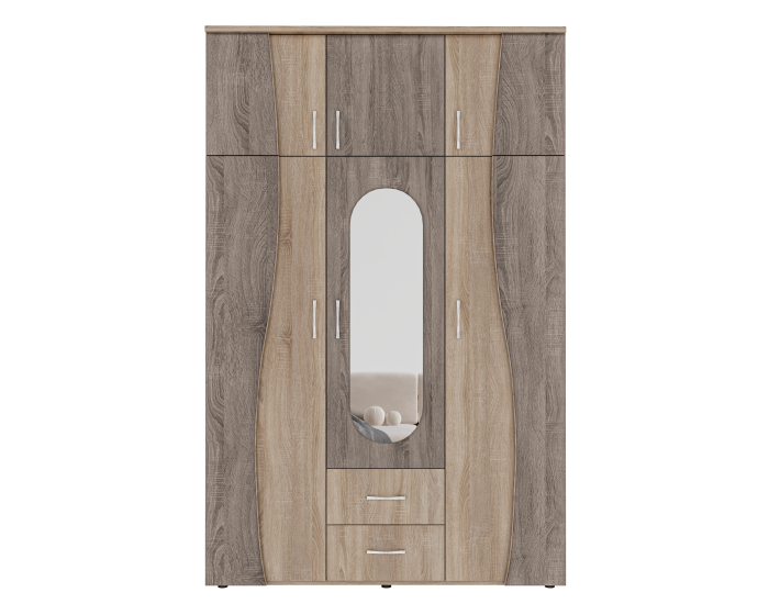 Dulap 3U S 120x50x198cm Sonoma+Truffe [4]