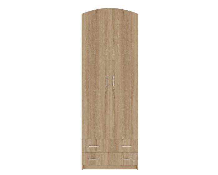 Dulap-4 ( 2U+2S ) Ro, 74x54x212 cm Sonoma [4]