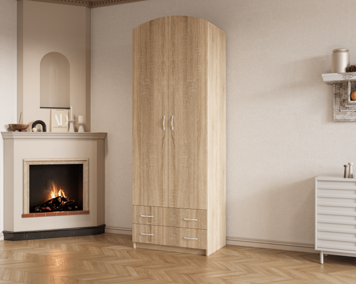 Dulap-4 ( 2U+2S ) Ro, 74x54x212 cm Sonoma [2]