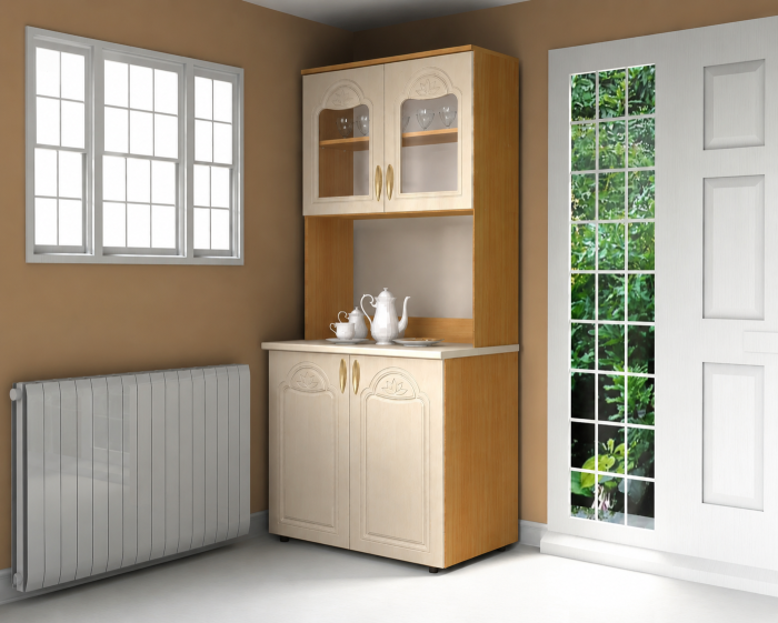 Dulap 90 UK MDF  91x33/60x197 cm [2]