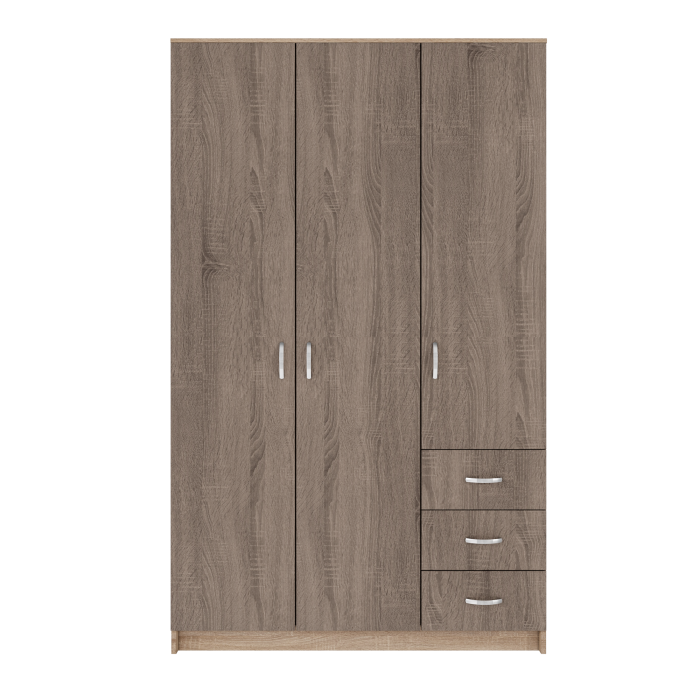 Dulap Ionut, 120x50x200 cm, Sonoma/Trufe [4]