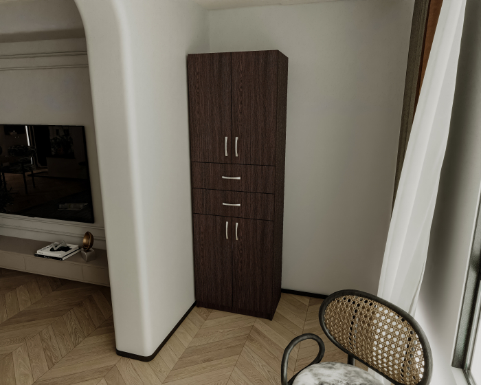 Dulap KSC-11 Ro, 60x37x196 cm Wenge