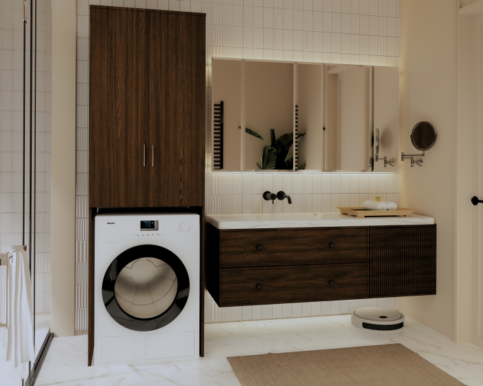 Dulap MS 2U Polite, 65x60x199 cm, Wenge [3]