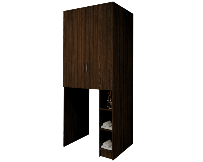 Dulap MS 2U Polite, 85x60X199 cm, Wenge [6]