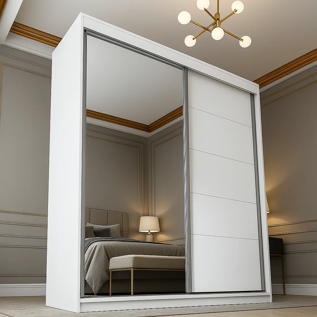 Dulap UC MP3, 180x60x200 cm, Alb [3]