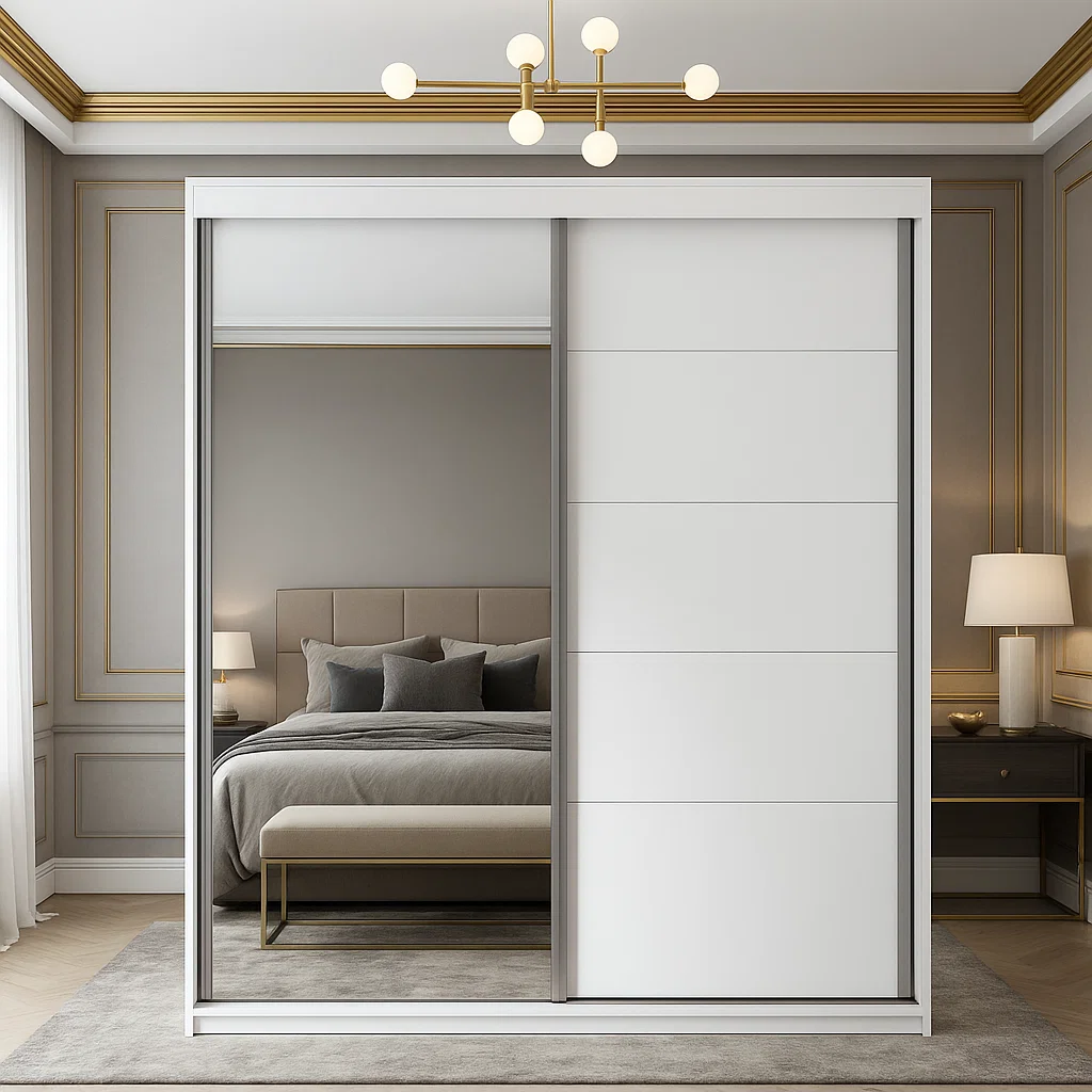 Dulap UC MP3, 180x60x200 cm, Alb