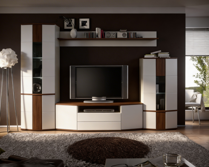 Living Dona 2 Alb Frasin Shimo 297x45x208 cm [9]