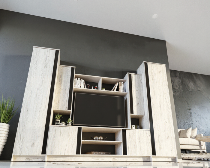 Living Evelyn 280X52X201 cm Stejar k001 [2]