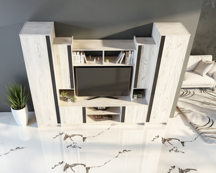 Living Evelyn 280X52X201 cm Stejar k001 [4]