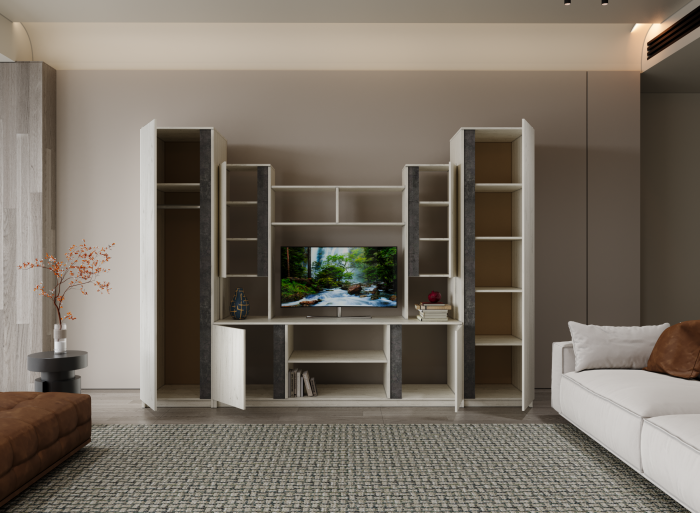 Living Evelyn 280X52X201 cm Stejar k001 [4]