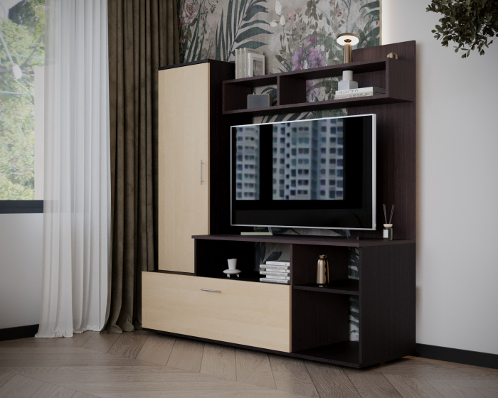 Living Mini Wenge +Mesteacan Ro 150x44x150 cm