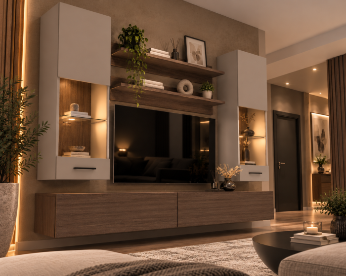 Living MP5 Stejar K696 Umber Primavera + Kasmir, Smoke Green, Antracit Stejar K696 Umber Primavera+Kasmir [5]