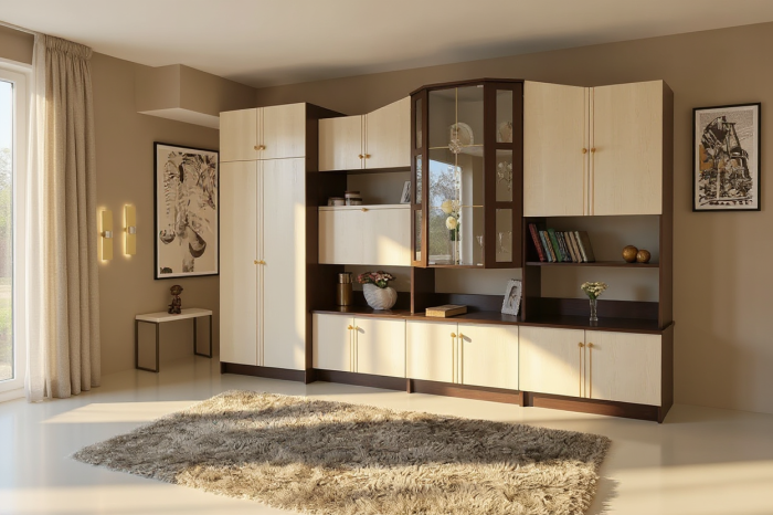 Living Oscar UA Wenge/Mesteacan 360x52x207 cm [2]