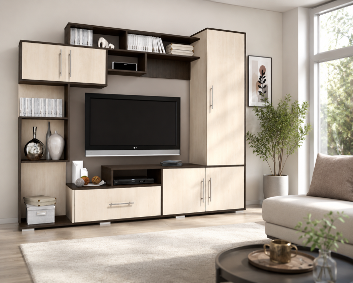 Living Pekin RO Wenge Mesteacan 210x40x179 cm [2]