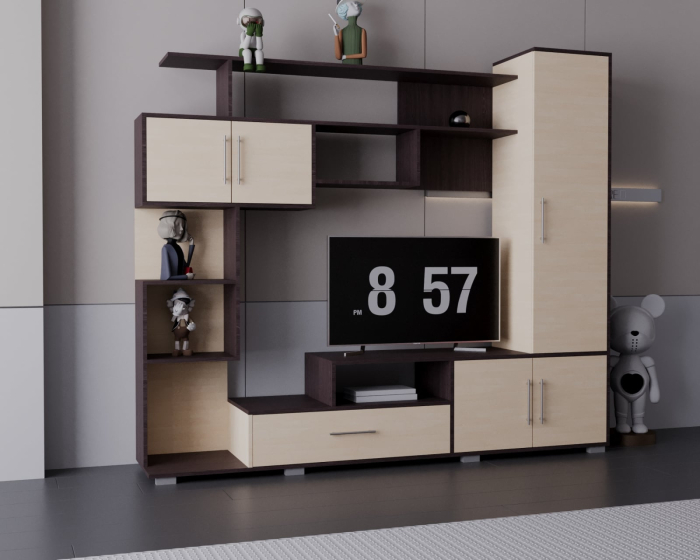 Living Pekin RO Wenge Mesteacan 210x40x179 cm [3]