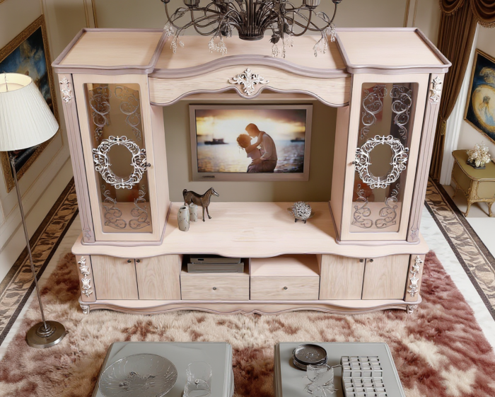 Living Versailles MDF Stejar Alb  240X50X195 cm [3]