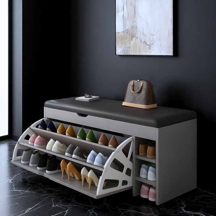 Pantofar 125 MDF Grey 100x30x51cm [4]