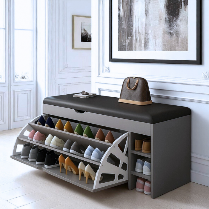 Pantofar 125 MDF Grey 100x30x51cm [3]