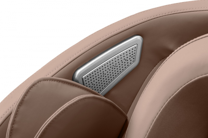 Scaun Masaj MP-A062, Alb+Cappuccino [7]