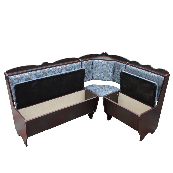 Set coltar bucatarie Rodos + Masa extensibila si 2 Tabureti wenge [4]