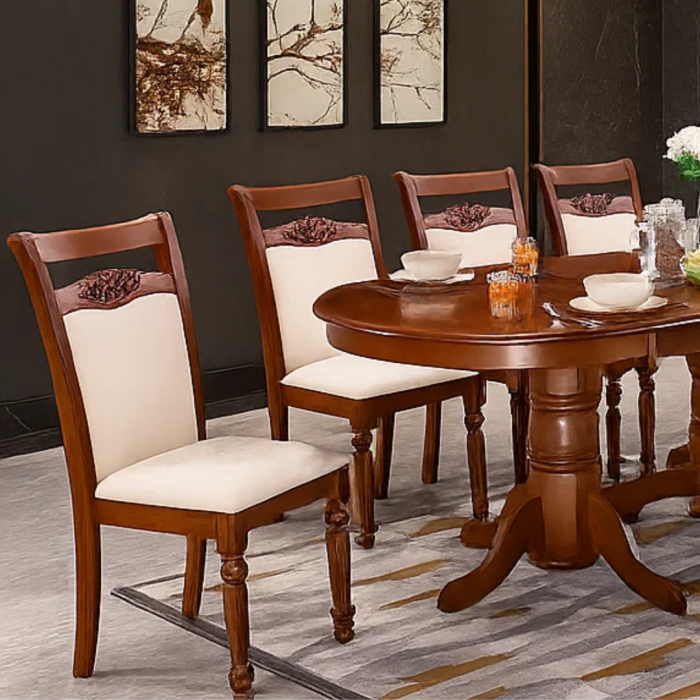 Set Masa RH7038EXT Cu 8 Scaune 8064C, 155x100x77 cm, Dirty Oak [3]