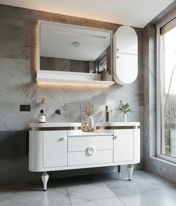 Set mobilier baie 1101 157x40x85 cm [3]