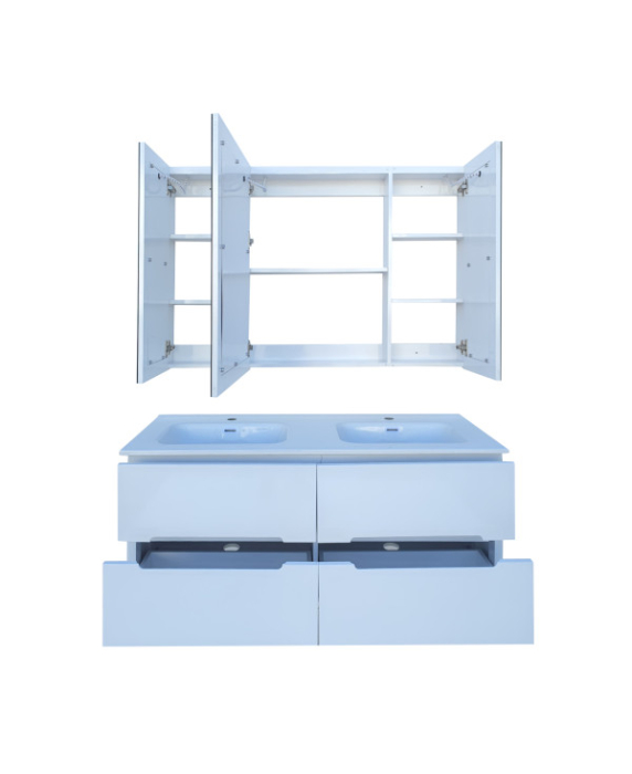 Set mobilier baie 1106 121x47x48cm [3]