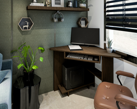 Birouri - Birou pe Colt SU15 Ro Wenge