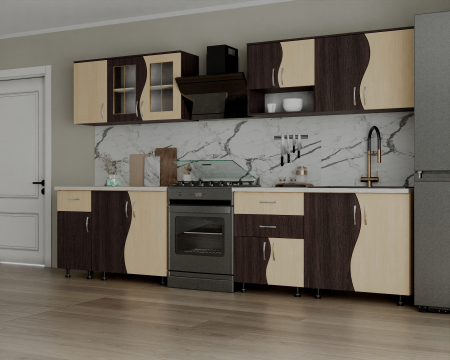 Bucatarie Paula S Wenge + Mesteacan [1]