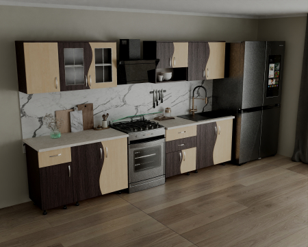 Bucatarie Paula S Wenge + Mesteacan [3]