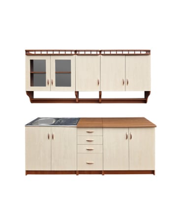 MOBILIER BUCATARIE - Bucatarie Vanila Calsic 2M