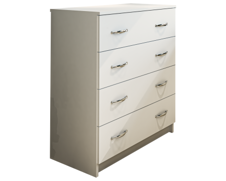 Comoda 4B RO, 72x39x85, alb [4]