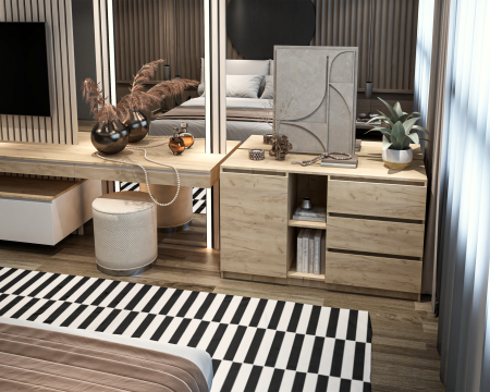 Comoda MP3 stejar k003 [3]