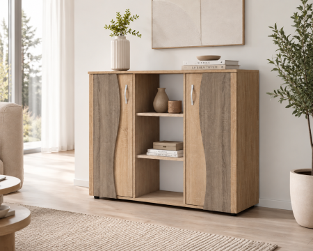 Comode - Comoda Tineret Sonoma Truffe 120x45x95 cm