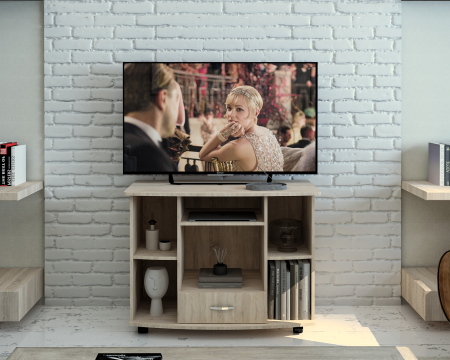 MOBILIER DORMITOR - Comoda TV Role Sonoma