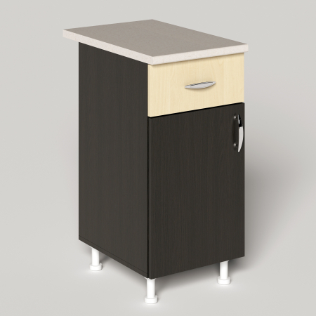 MOBILIER BUCATARIE - Corp inferior Paula 40x47/60x82/85cm  Wenge/Mesteacan