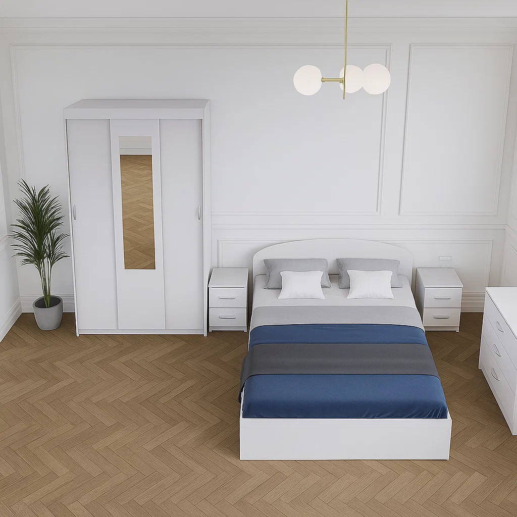 Dormitor Eva P160 Alb [1]