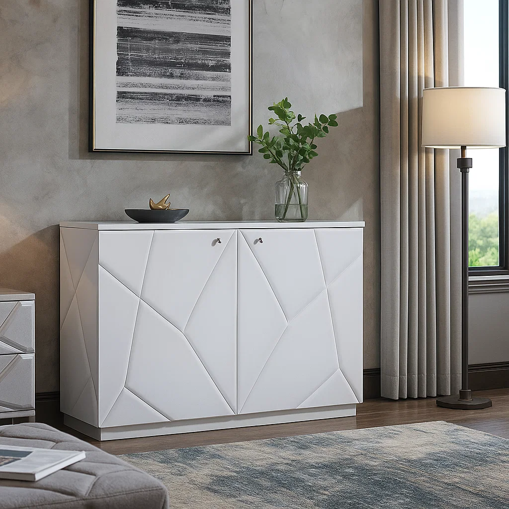 Dormitor Kenzo P160 Alb Lucios [1]