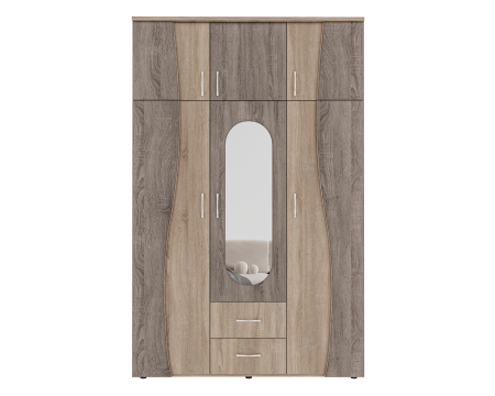 Dulap 3U S 120x50x198cm Sonoma+Truffe [3]