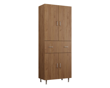 Dulap 70X35X180 cm, 4Usi -1S Stejar K003 [6]