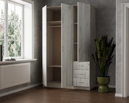 Dulap Ionut 120x50x200 cm, K002+K001 [2]