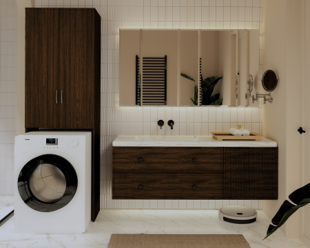Dulap MS 2U, 65x35x199 cm, Wenge [1]